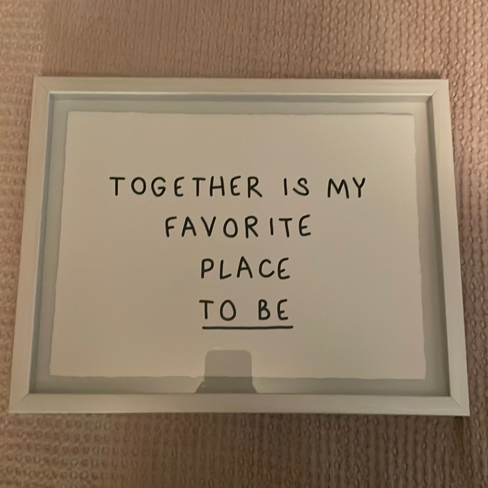 Wall art quote